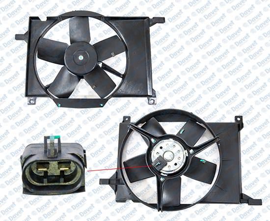 25-3213 Fan Motoru (Su+Klima) Opel Corsa B 1.2i 1993-2000
